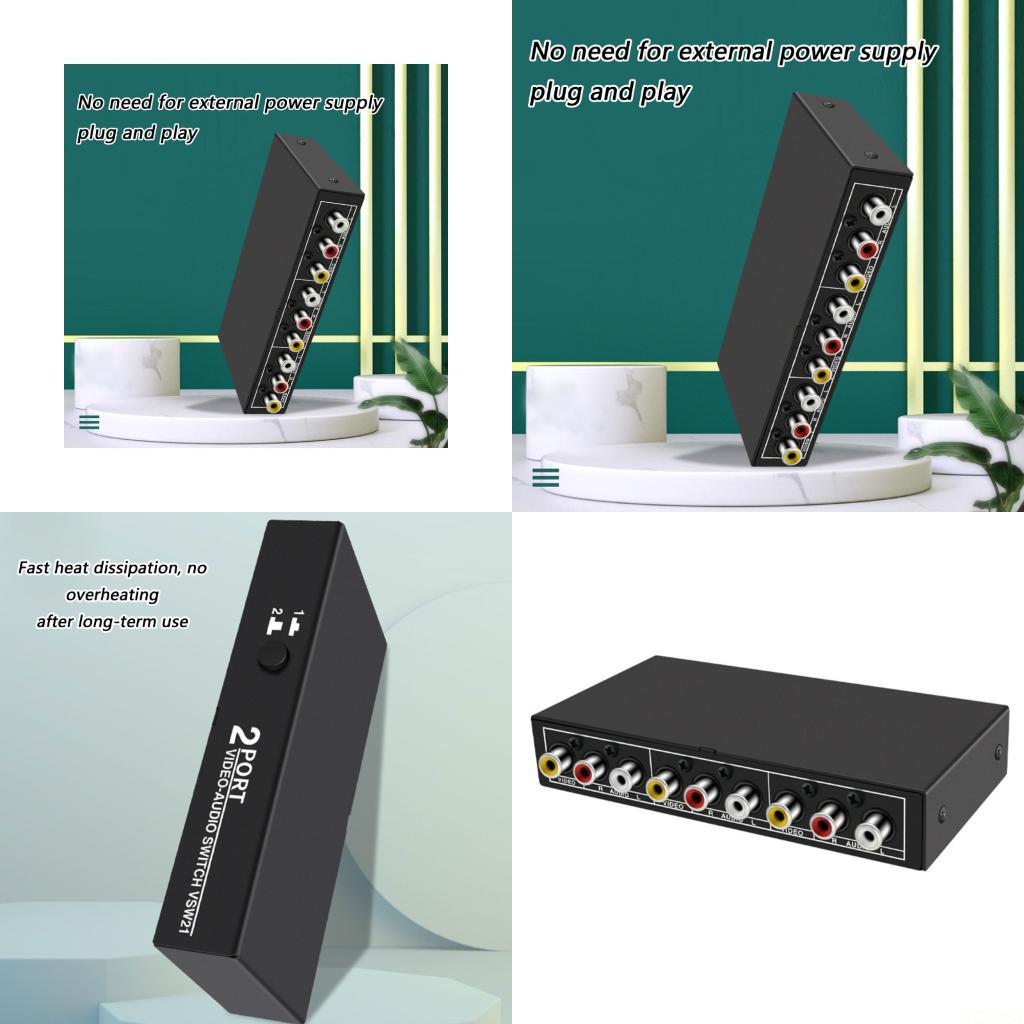 Heavy Equipment Bundle - B03F Heavy Duty Metal AV Switcher