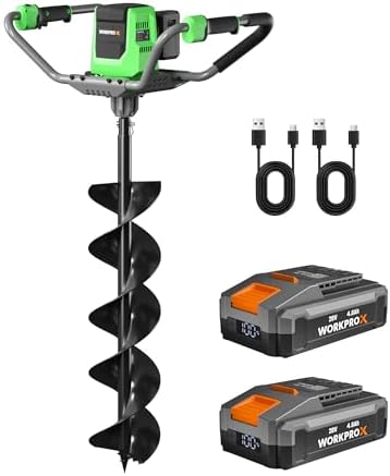 Post Hole Digger - WORKPROX 40V Electric Auger Post Hole