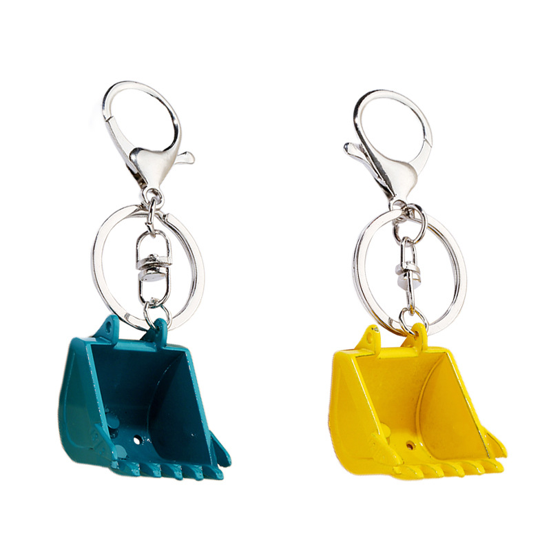 Heavy Equipment Key Ring - New Creative Metal Excavator Keychain 3D
