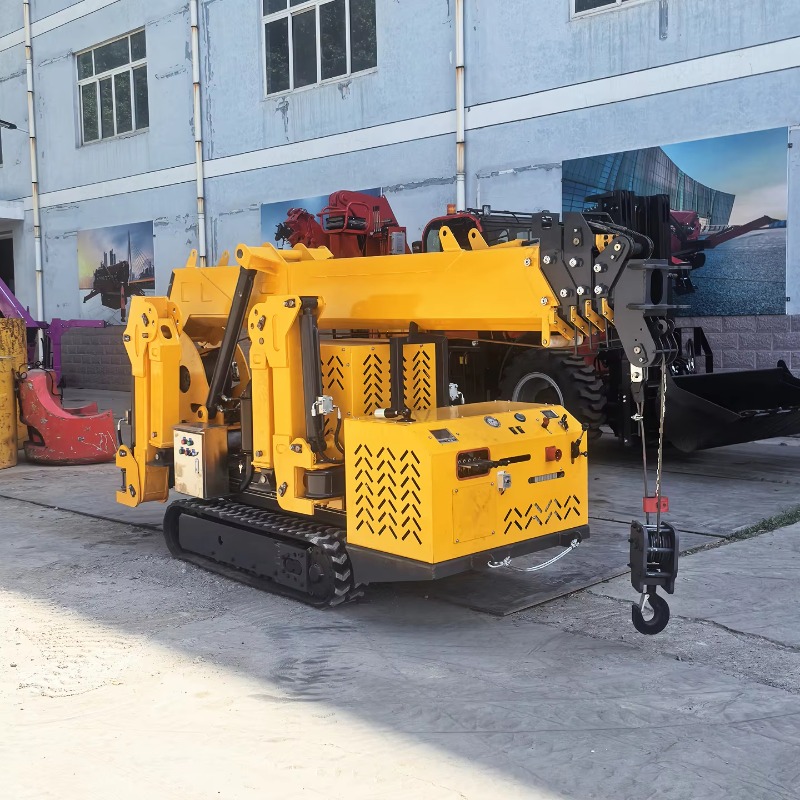 Compact Crawler Boom Lift - 1.5 Ton Mini Spider Crane Diesel/Electric