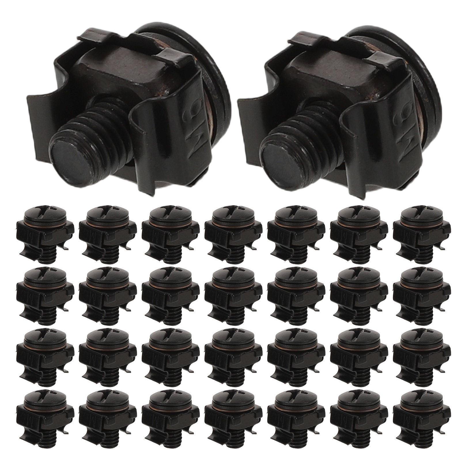 Heavy Equipment Bundle - 40Pcs Rack Mount Screws M6 X14mm