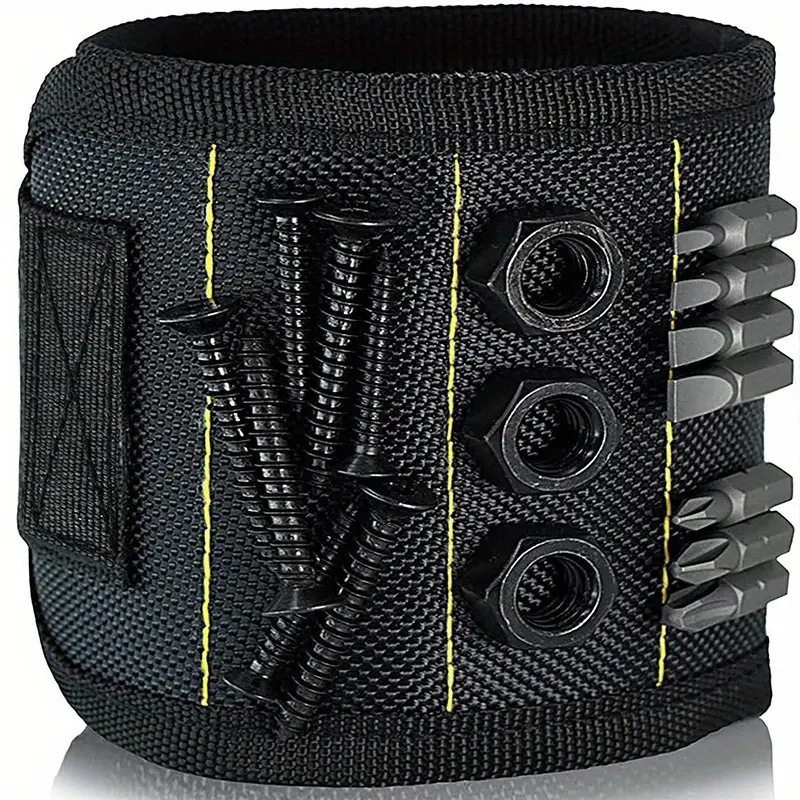 Magnetic Drill Press - Strong Magnetic Wristband for Holding Screws,