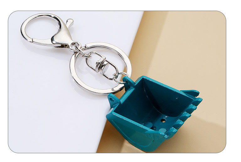 New Creative Metal Excavator K - Heavy Equipment Key Ring 评论和价格