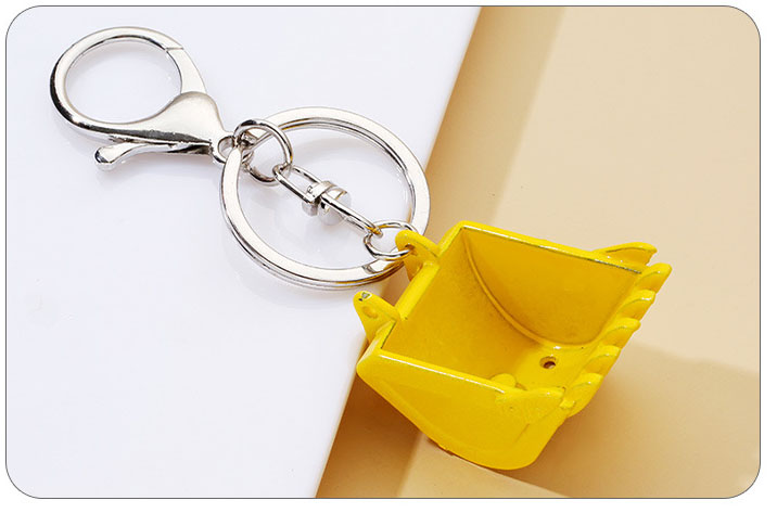 New Creative Metal Excavator K - Heavy Equipment Key Ring 评论和价格