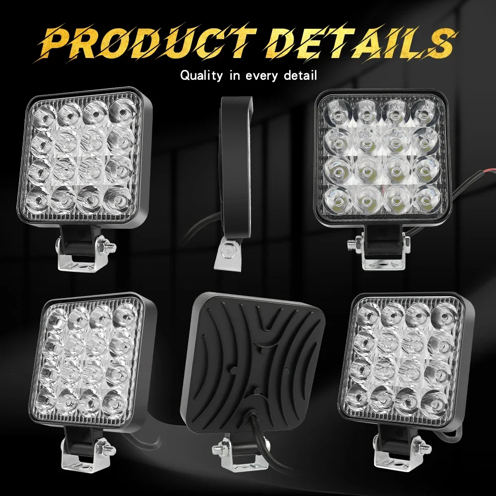 4PCS 4inch LED Work Light Pods - Heavy Equipment Supplies 评论和价格