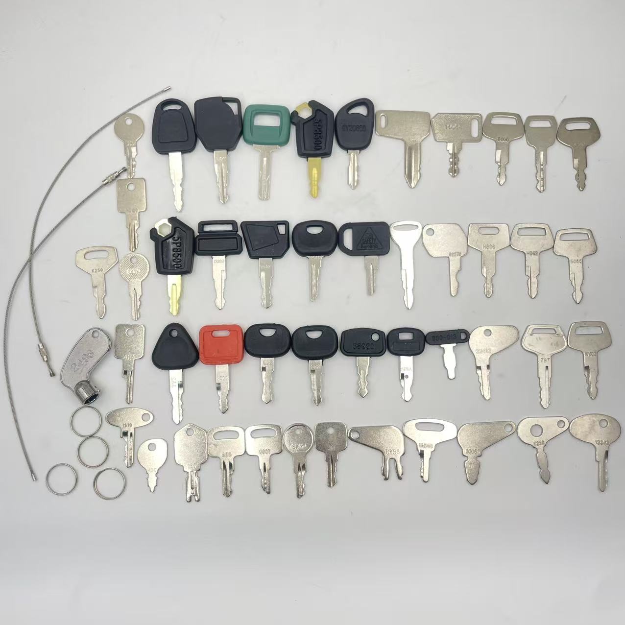 48PCS Heavy Equipment Keys Set - Heavy Equipment Bobcat 评论和价格