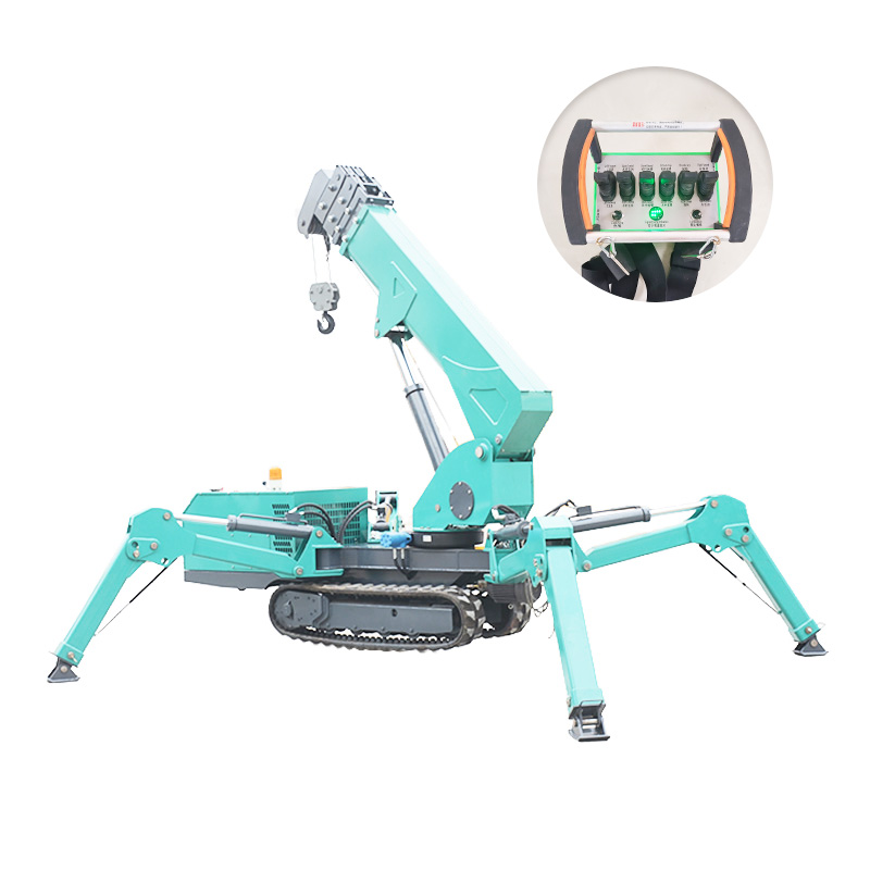 7T Hydraulic Spider Crane Mini - Compact Crawler Boom Lift 评论和价格