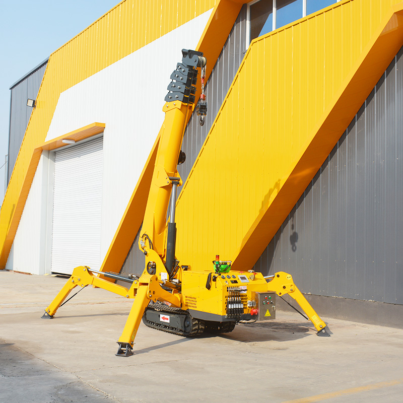 7T Hydraulic Spider Crane Mini - Compact Crawler Boom Lift 评论和价格