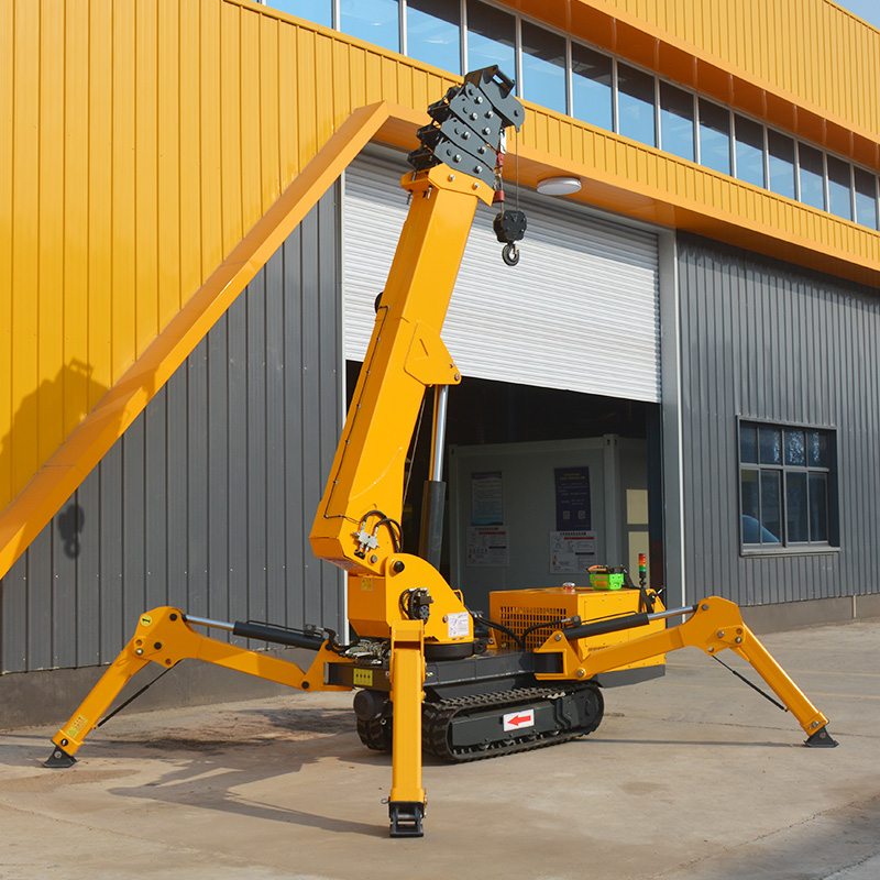 7T Hydraulic Spider Crane Mini - Compact Crawler Boom Lift 评论和价格