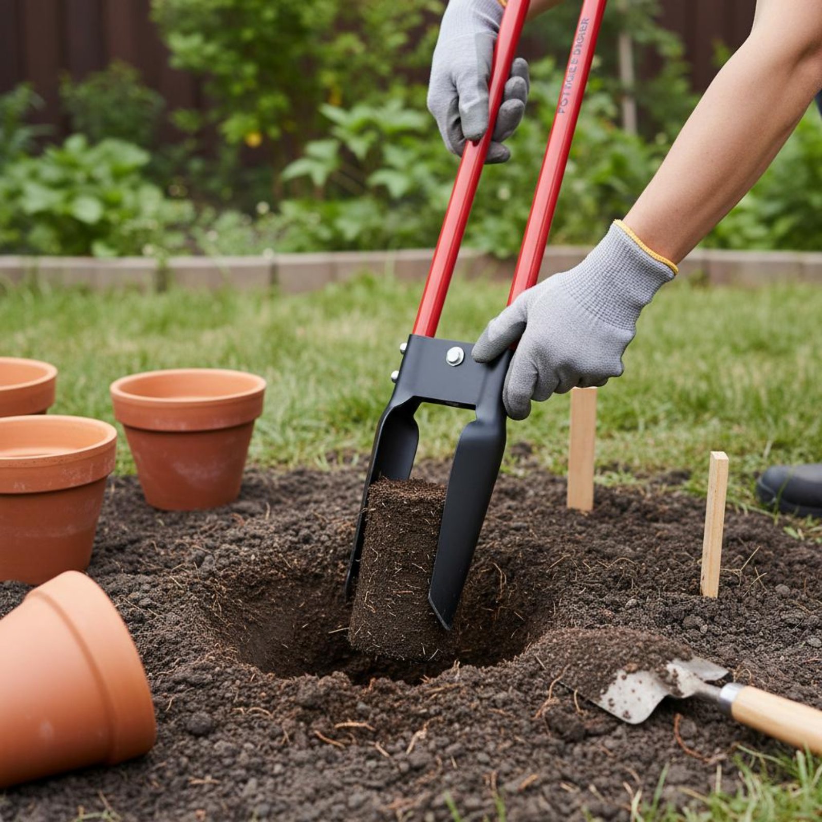 2 Pieces Post Hole Digger Toug - Post Hole Digger 评论和价格