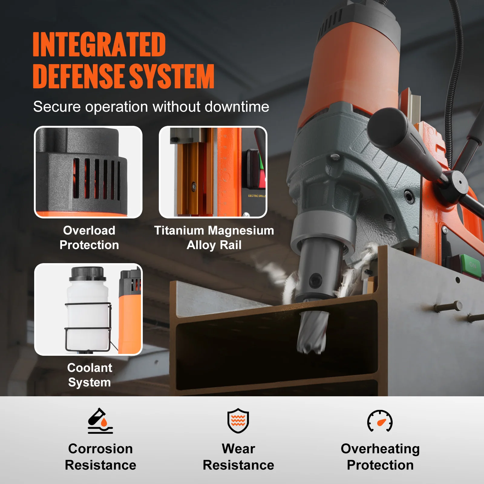 1450W Magnetic Drill 2