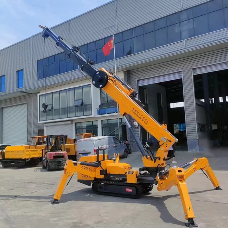 Compact Mini Spider Crane 1.5T - Compact Crawler Boom Lift 评论和价格