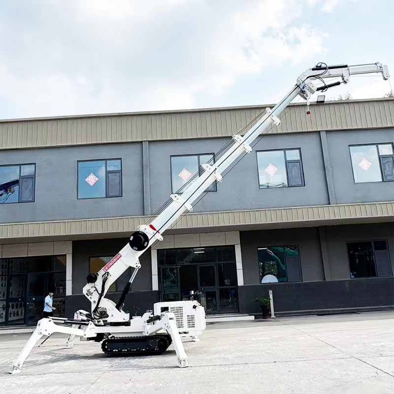 Compact Mini Spider Crane 1.5T - Compact Crawler Boom Lift 评论和价格