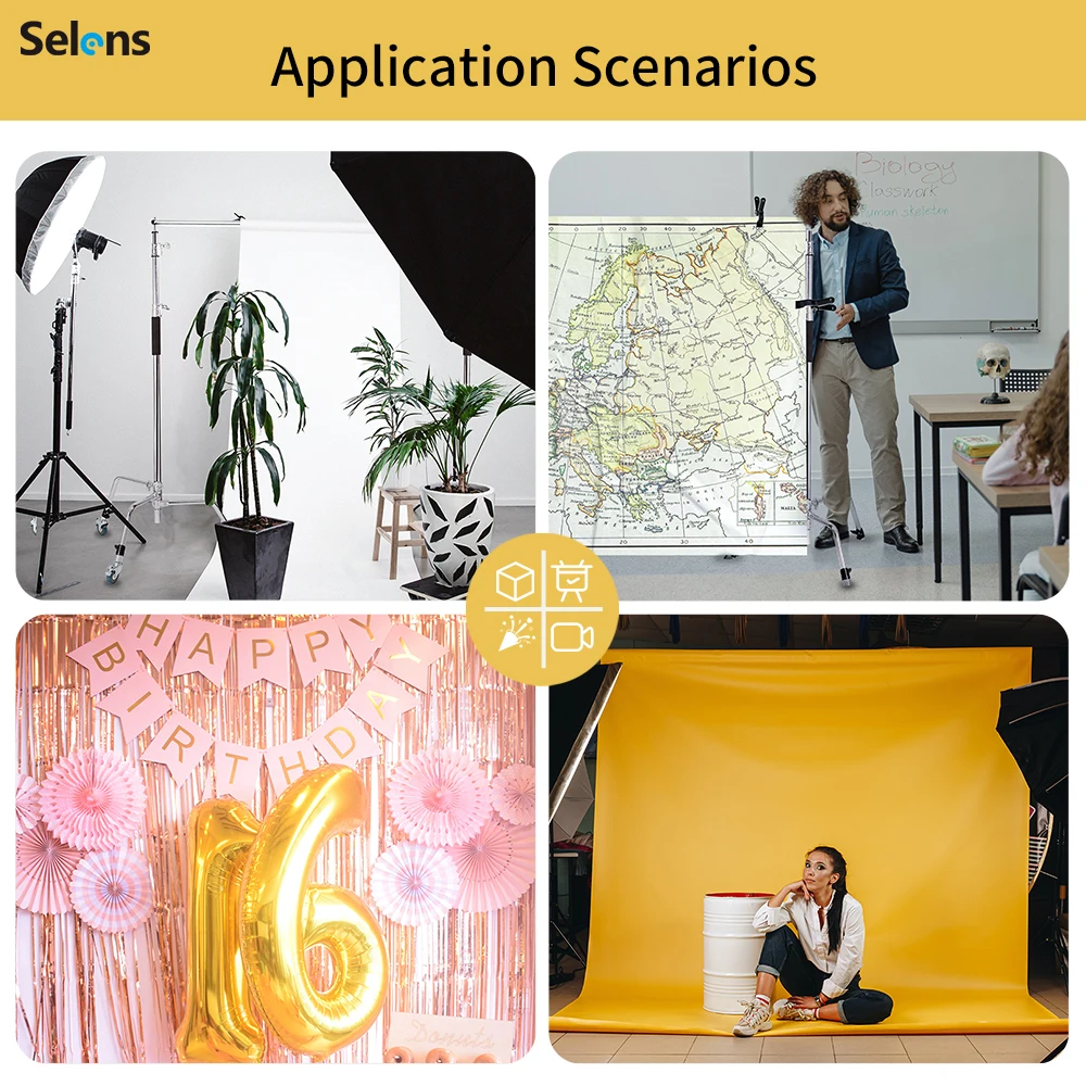 Selens 3x3M Backdrop Stand Kit - Heavy Equipment Background 评论和价格