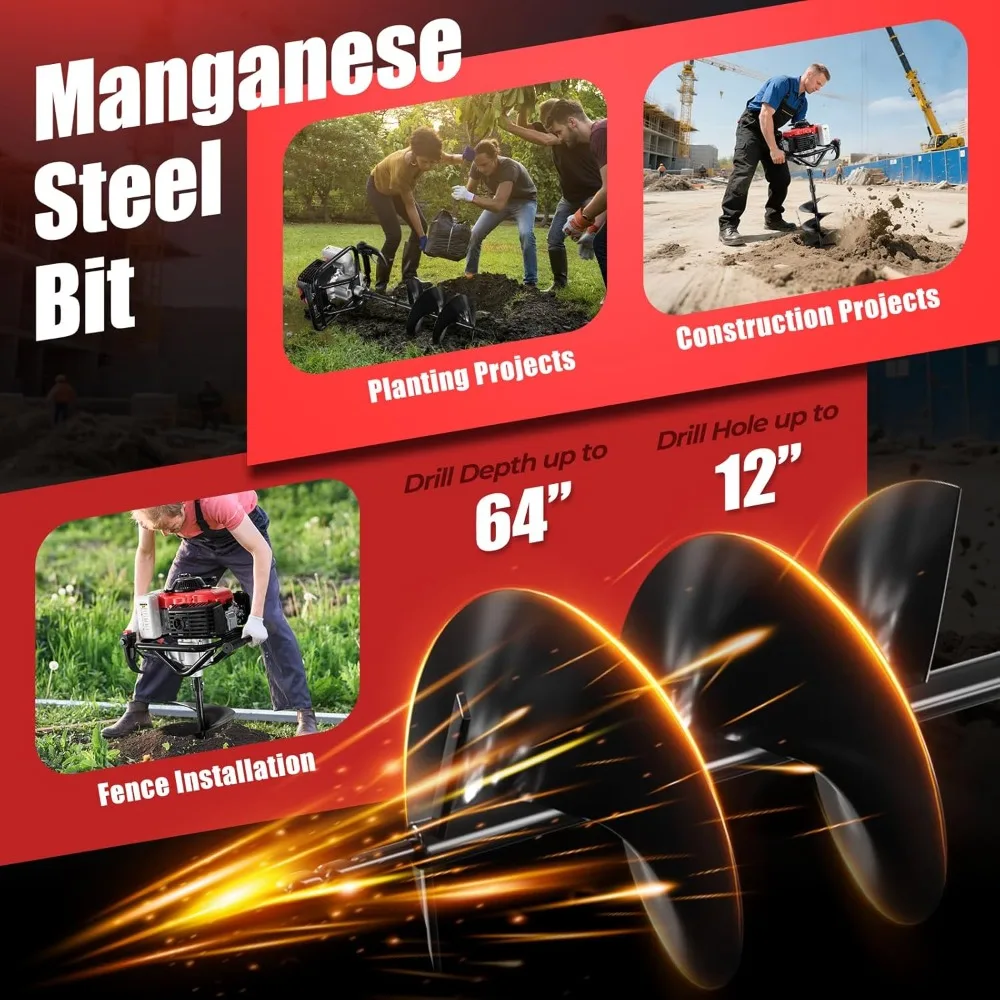 New Best Deal US Shipping 4-St - Post Hole Digger 评论和价格