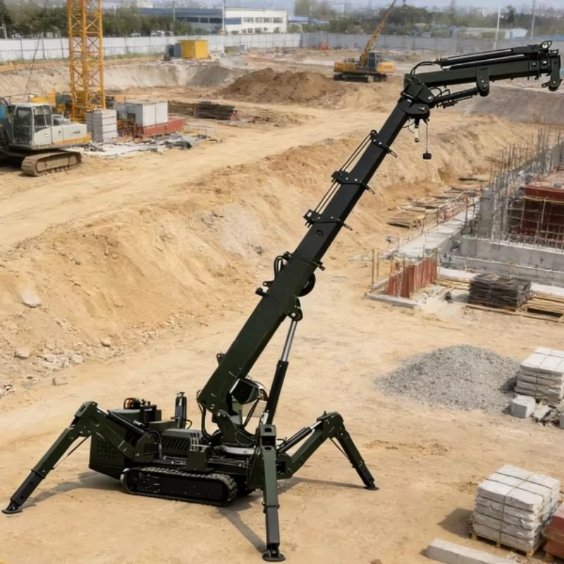 7Ton Remote Control Spider Cra - Compact Crawler Boom Lift 评论和价格