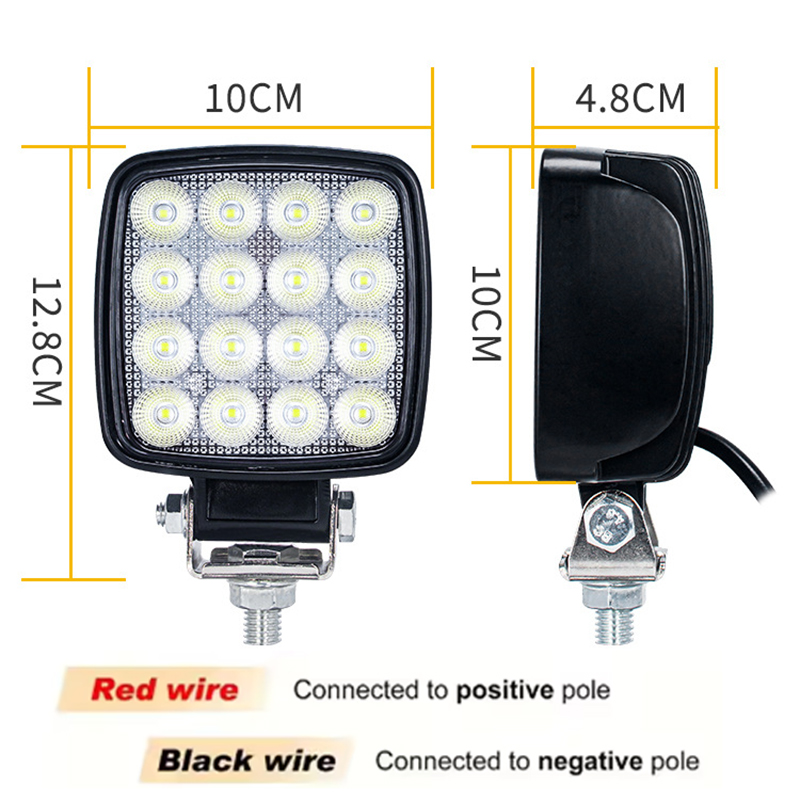 1PC 4 Inch 48W LED Work Light  - Heavy Equipment Supplies 评论和价格