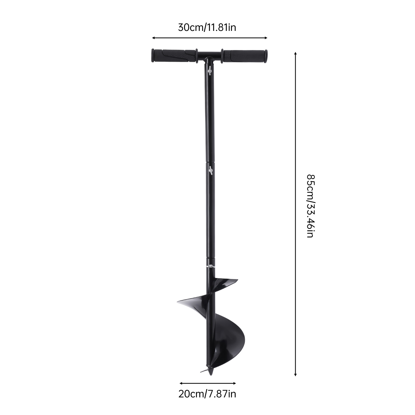 7in Wide Manual Hole Digger -  - Post Hole Digger 评论和价格