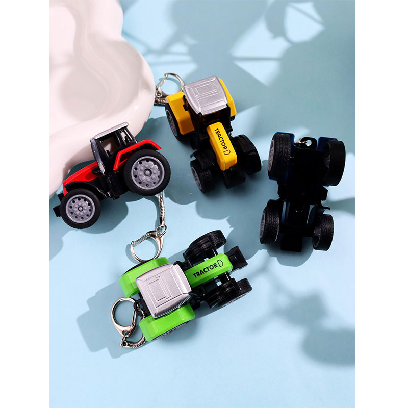 Funny Creative Colorful Resin  - Heavy Equipment Key Ring 评论和价格