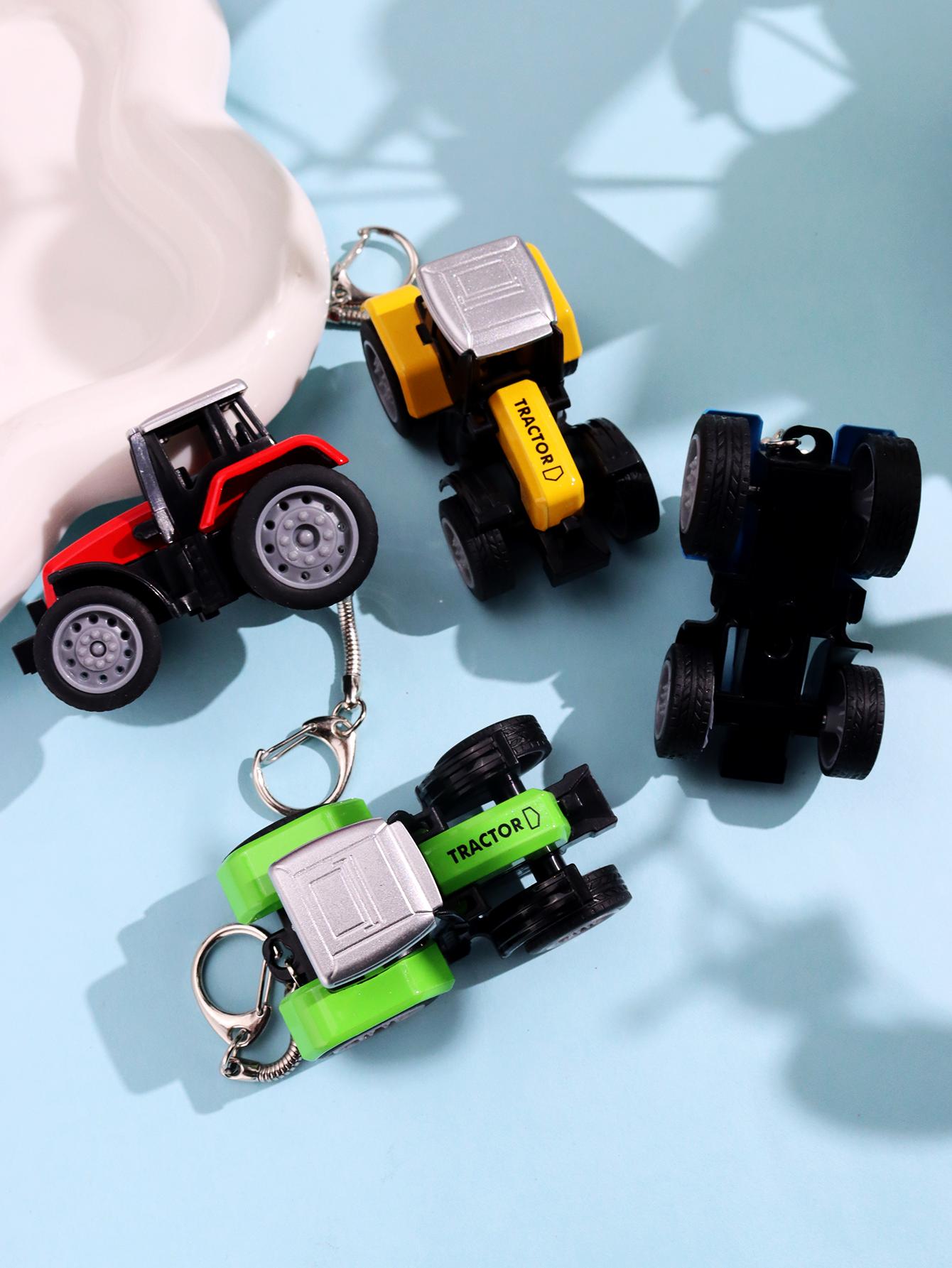 Funny Creative Colorful Resin  - Heavy Equipment Key Ring 评论和价格