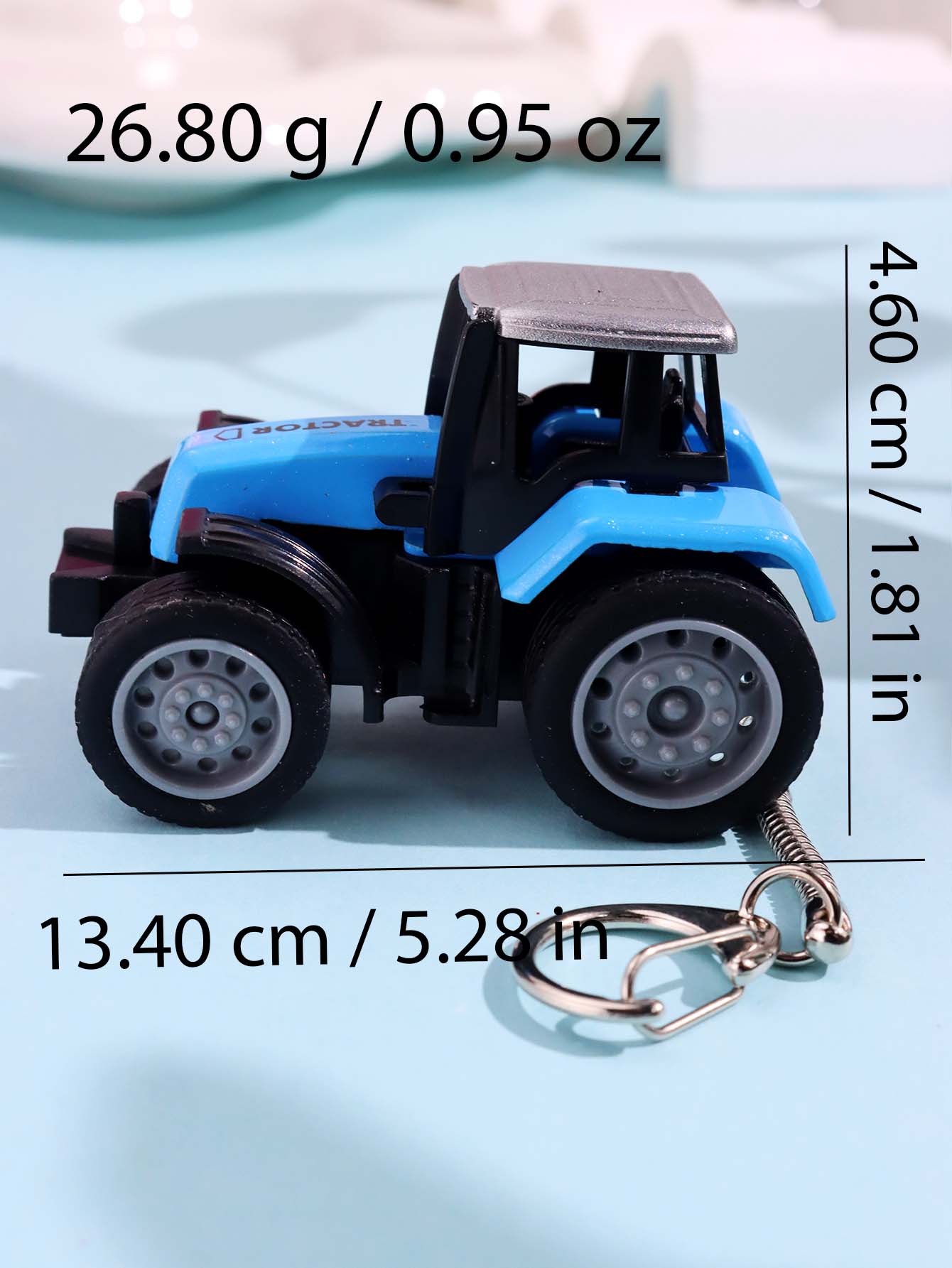 Funny Creative Colorful Resin  - Heavy Equipment Key Ring 评论和价格