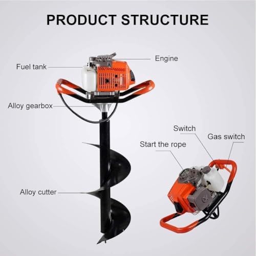 62CC Auger Post Hole Digger Ga - Post Hole Digger 评论和价格