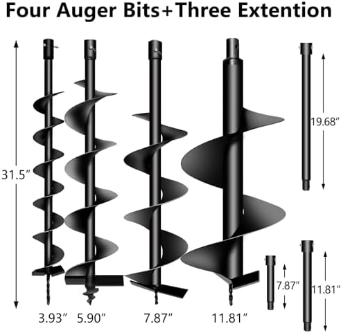 62CC Auger Post Hole Digger Ga - Post Hole Digger 评论和价格