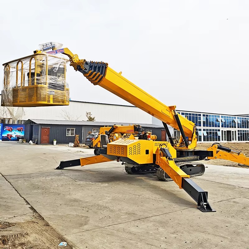 8Ton Heavy Lifting Spider Cran - Compact Crawler Boom Lift 评论和价格