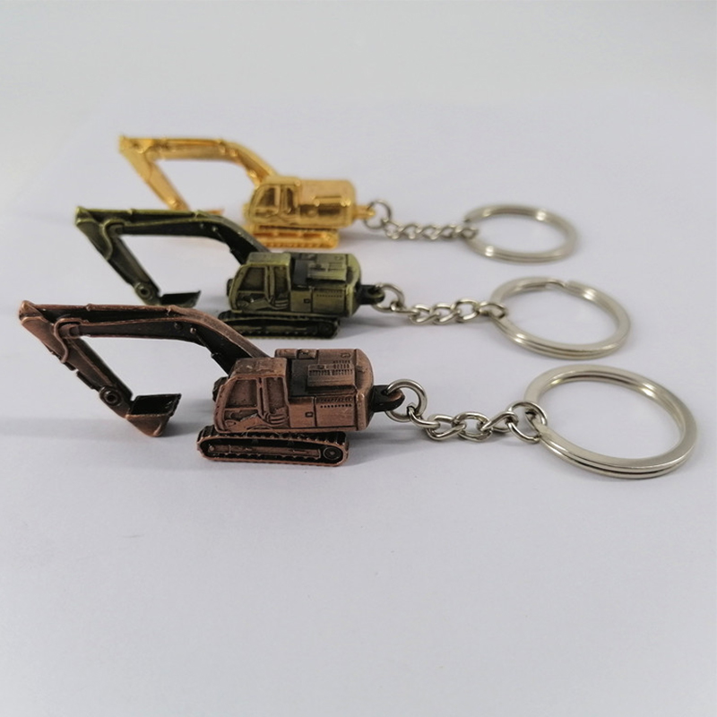 Alloy 3D Three-dimensional Exc - Heavy Equipment Key Ring 评论和价格